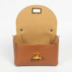 Amina Mini Borsa in Vera Pelle con Catena Dorata - Stile Donna Bags