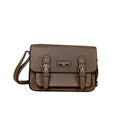 Charro borsa crossbody ecopelle PU con dettagli dorati viaggio donna – vista frontale