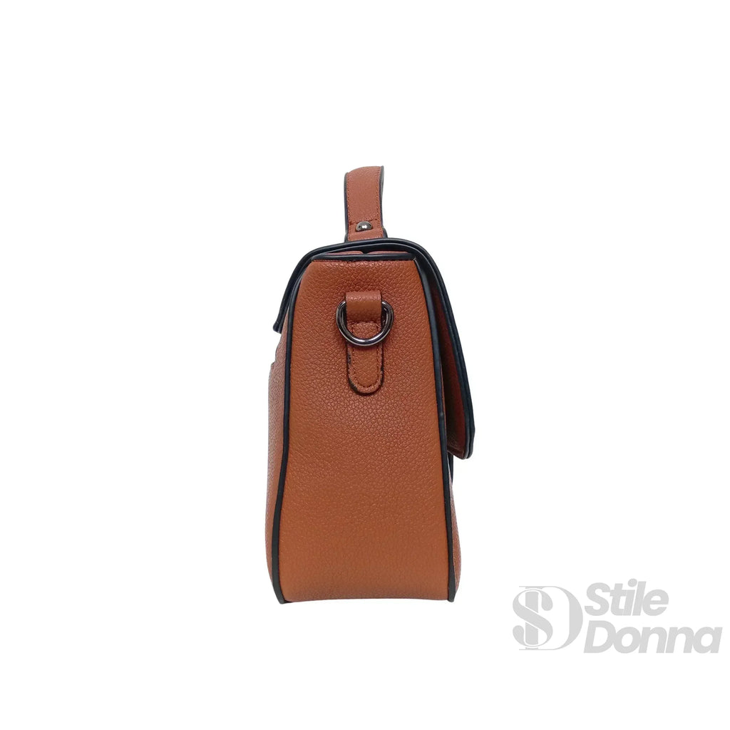Charro borsa a spalla rigida ecopelle – dettaglio chiusura