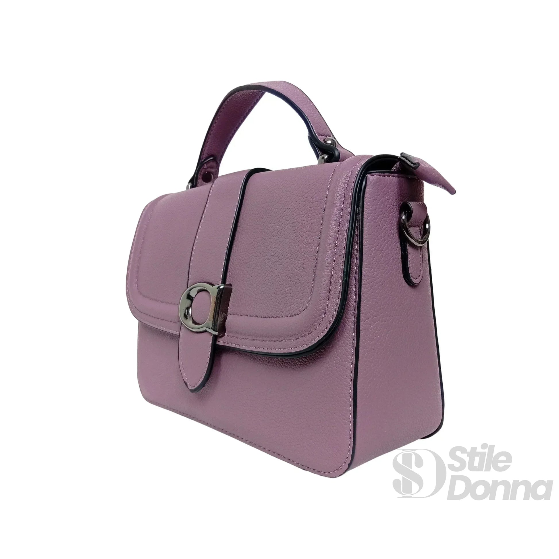 Charro borsa a spalla rigida ecopelle – con accessori abbinati