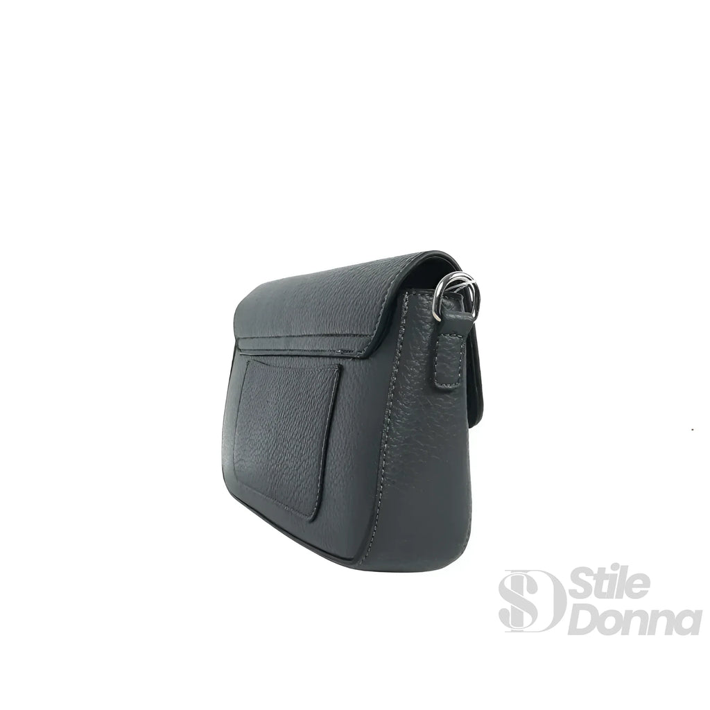 Charro borsa ecopelle PU crossbody nera – dettaglio manico rimovibile