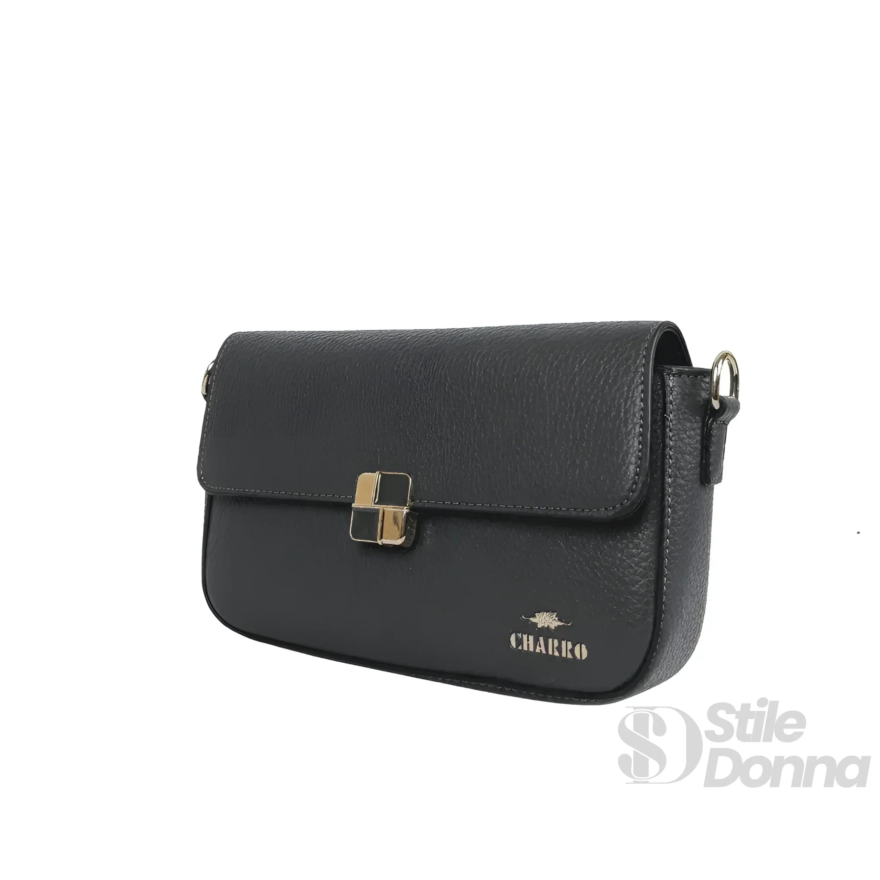 Charro borsa ecopelle PU crossbody nera – con accessori abbinati