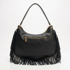 Coconuda Borsa Hobo a Tracolla con Frange e Dettagli Dorati - Stile Donna Bags