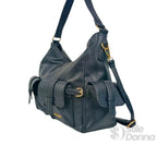 Coconuda Borsa Shopper in Ecopelle Nera con Tasche Multiple - Stile Donna Bags