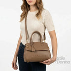 Coconuda Borsa a Mano in Ecopelle con Tracolla Regolabile - Stile Donna Bags