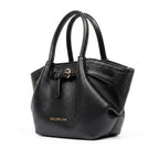 Coconuda Borsa a Mano in Ecopelle Martellata Nera - Stile Donna Bags