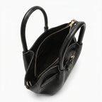 Coconuda Borsa a Mano in Ecopelle Martellata Nera - Stile Donna Bags
