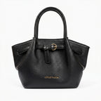Coconuda Borsa a Mano in Ecopelle Martellata Nera - Stile Donna Bags
