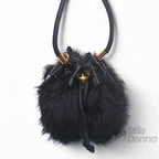 Coconuda Borsa a Secchiello in Pelliccia Sintetica - Stile Donna Bags