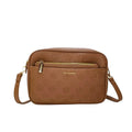 Coconuda borsa a tracolla ecopelle marrone crossbody donna – vista frontale
