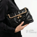 Coconuda Pochette in Ecopelle Morbida con Chiusura a Scatto - Stile Donna Bags