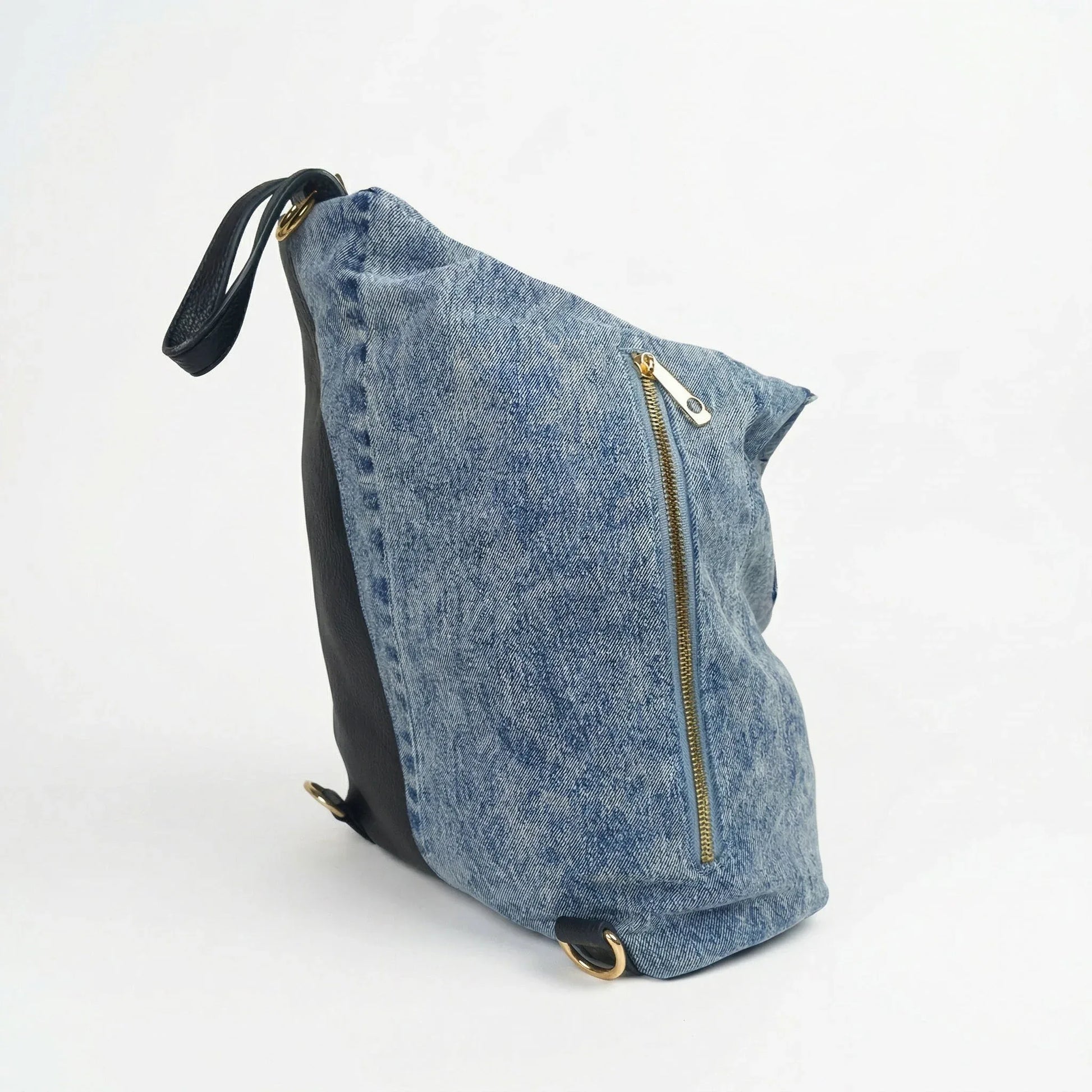 Dask zaino denim con stampa – interno e tasche