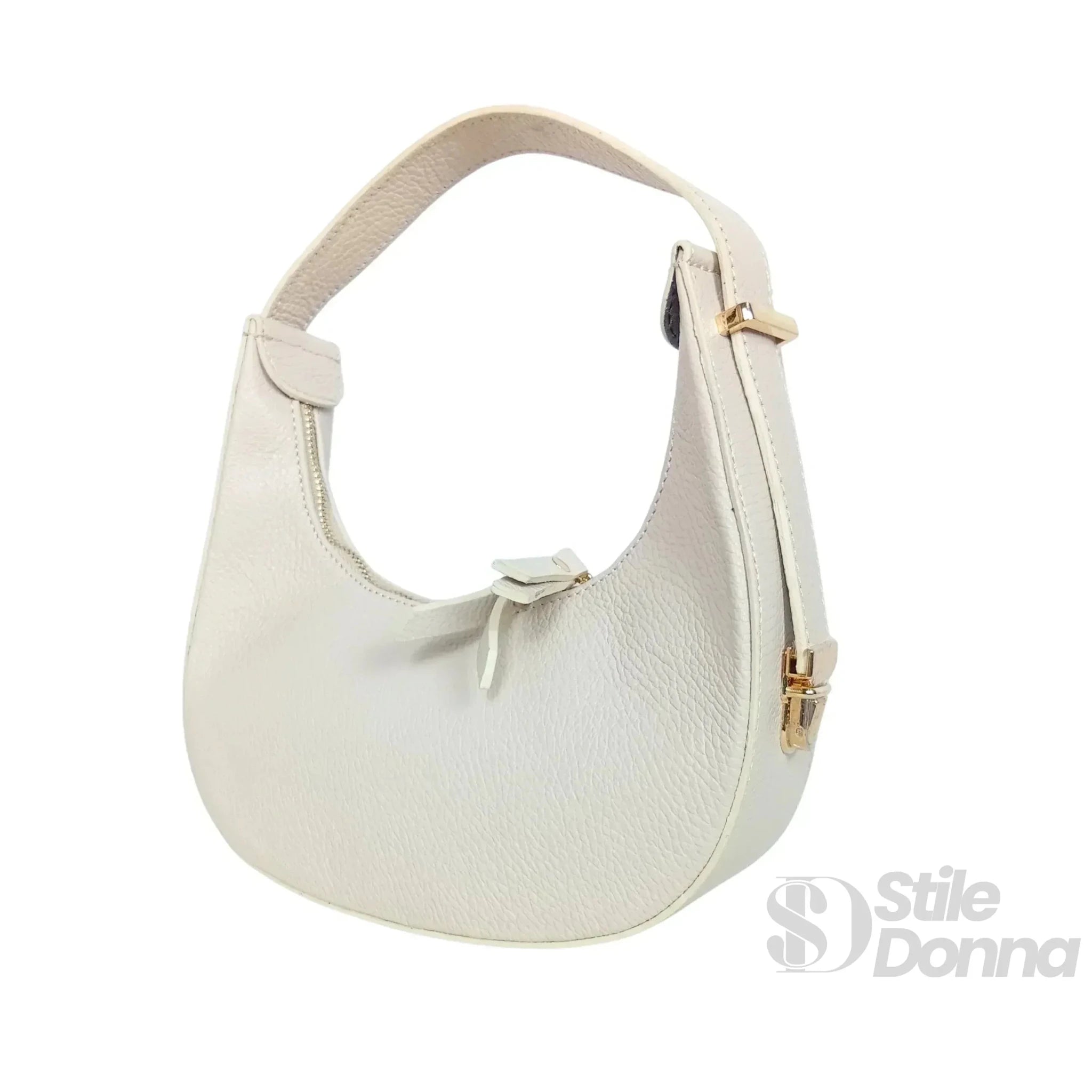 Elite Borsa Hobo in Vera Pelle Prodotta in Italia - Stile Donna Bags