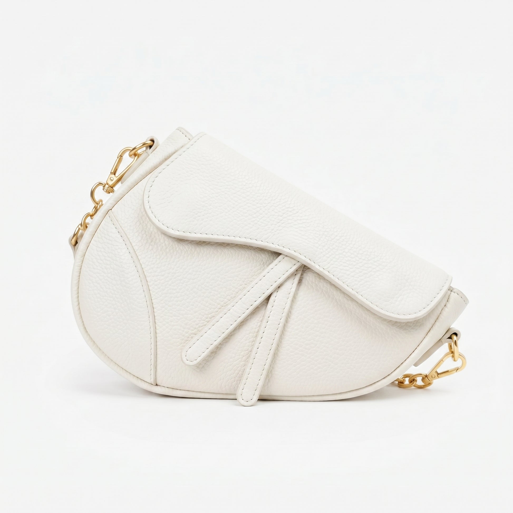 Eliza borsa a tracolla vera pelle verde – con accessori abbinati