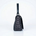 Enrico Coveri Borsa a Spalla in Jacquard con Logo - Stile Donna Bags