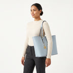 Чанта Serena Shopper от истинска кожа Saffiano с двойно вътрешно джобче – Stile Donna Bags