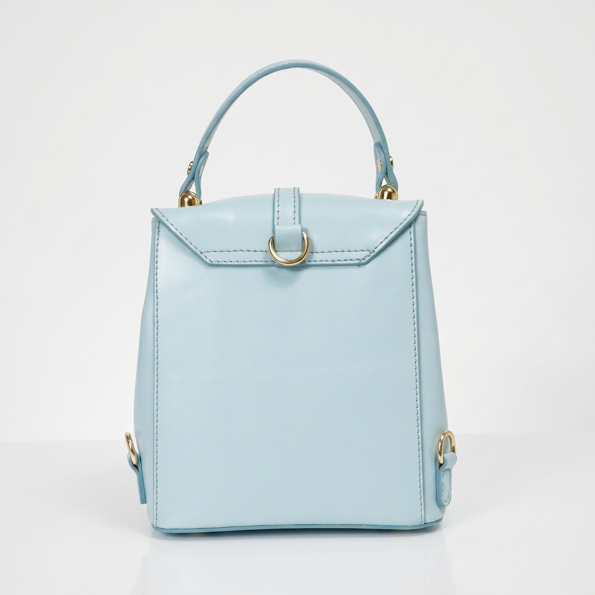 Helena zaino vera pelle made in Italy donna – zaino indossato