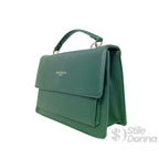 Herisson Firenze Borsa in Pelle Vegana con Dettagli Dorati - Stile Donna Bags