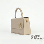 Herisson Firenze Mini Satchel con Top Handle in Ecopelle e Hardware Oro - Stile Donna Bags