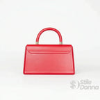 Herisson Firenze Mini Satchel con Top Handle in Ecopelle e Hardware Oro - Stile Donna Bags