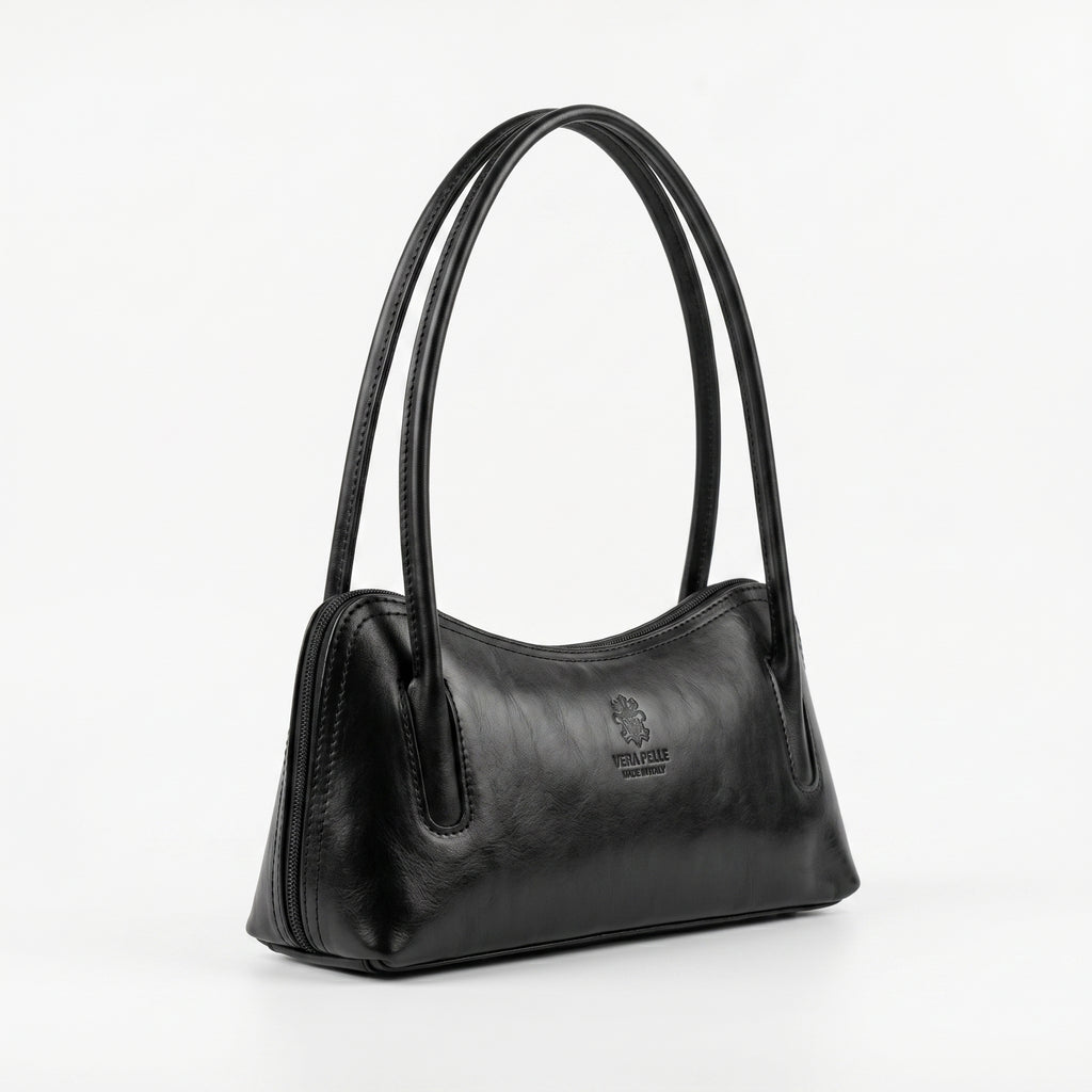Lucy borsa a tracolla vera pelle premium verde – interno e tasche
