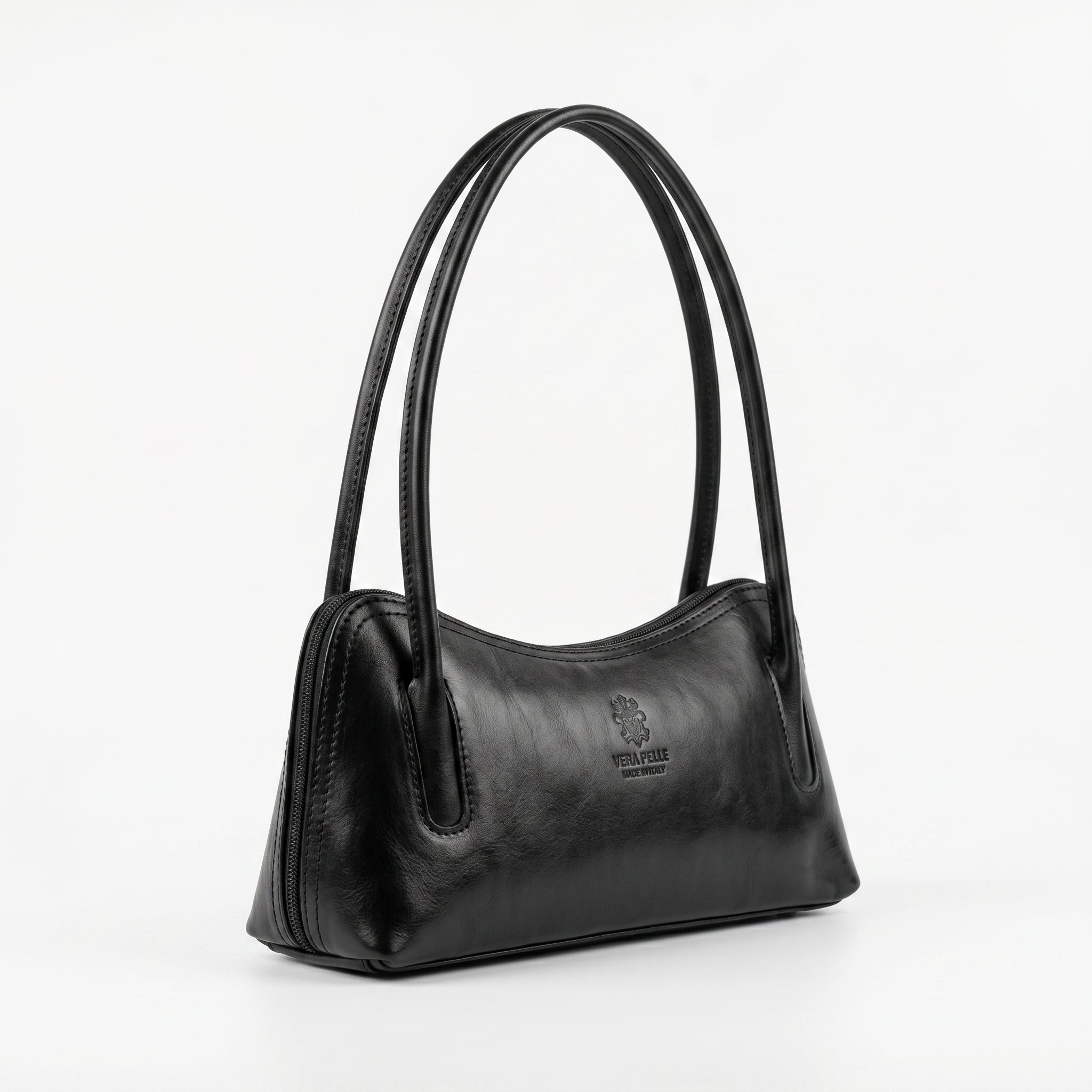 Lucy borsa a tracolla vera pelle premium verde – interno e tasche