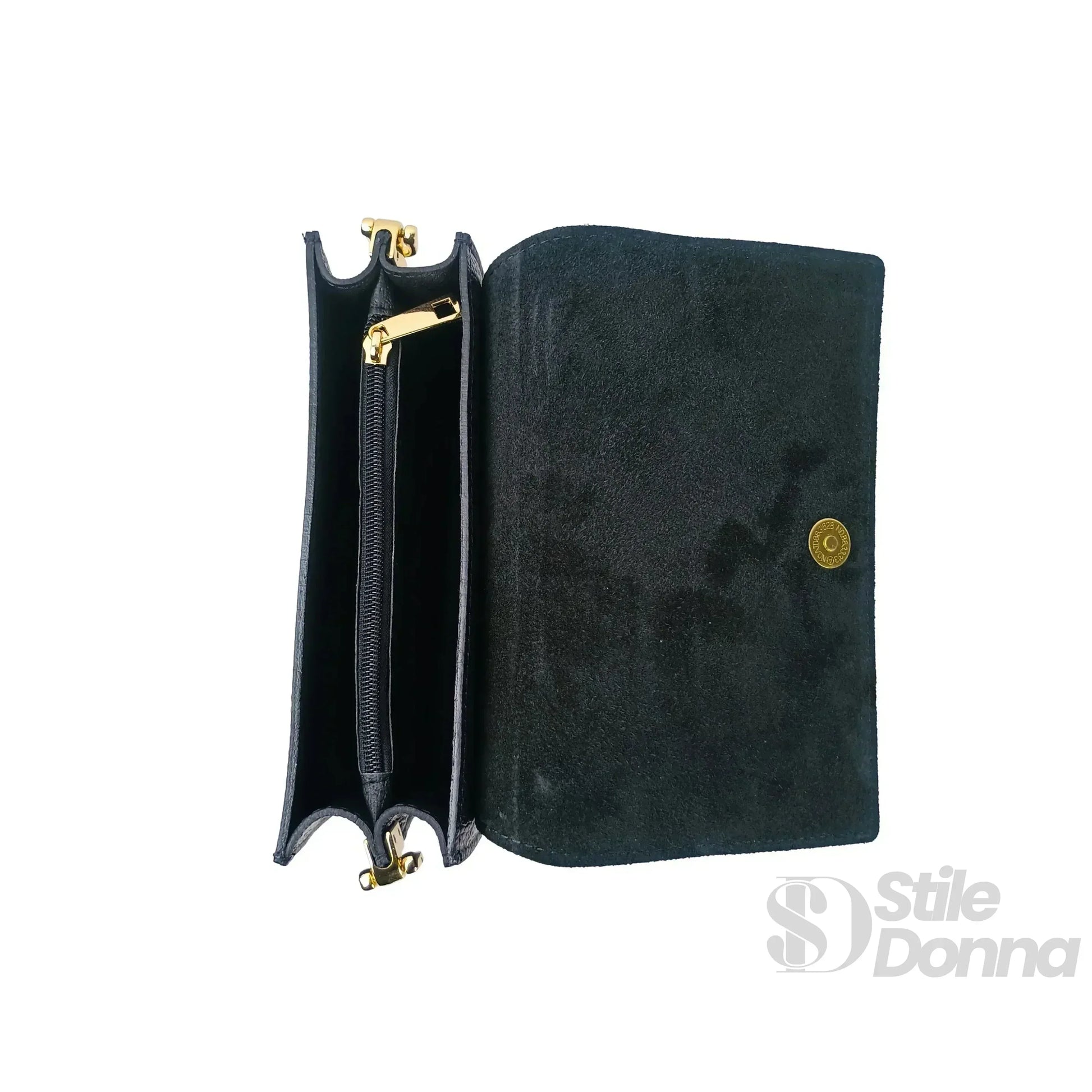 Luxe Crossbody borsa a tracolla vera pelle – dettaglio manico