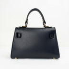 Mini Beky Borsa in Vera Pelle con Tracolla Regolabile e Chiusura Rotante - Stile Donna Bags