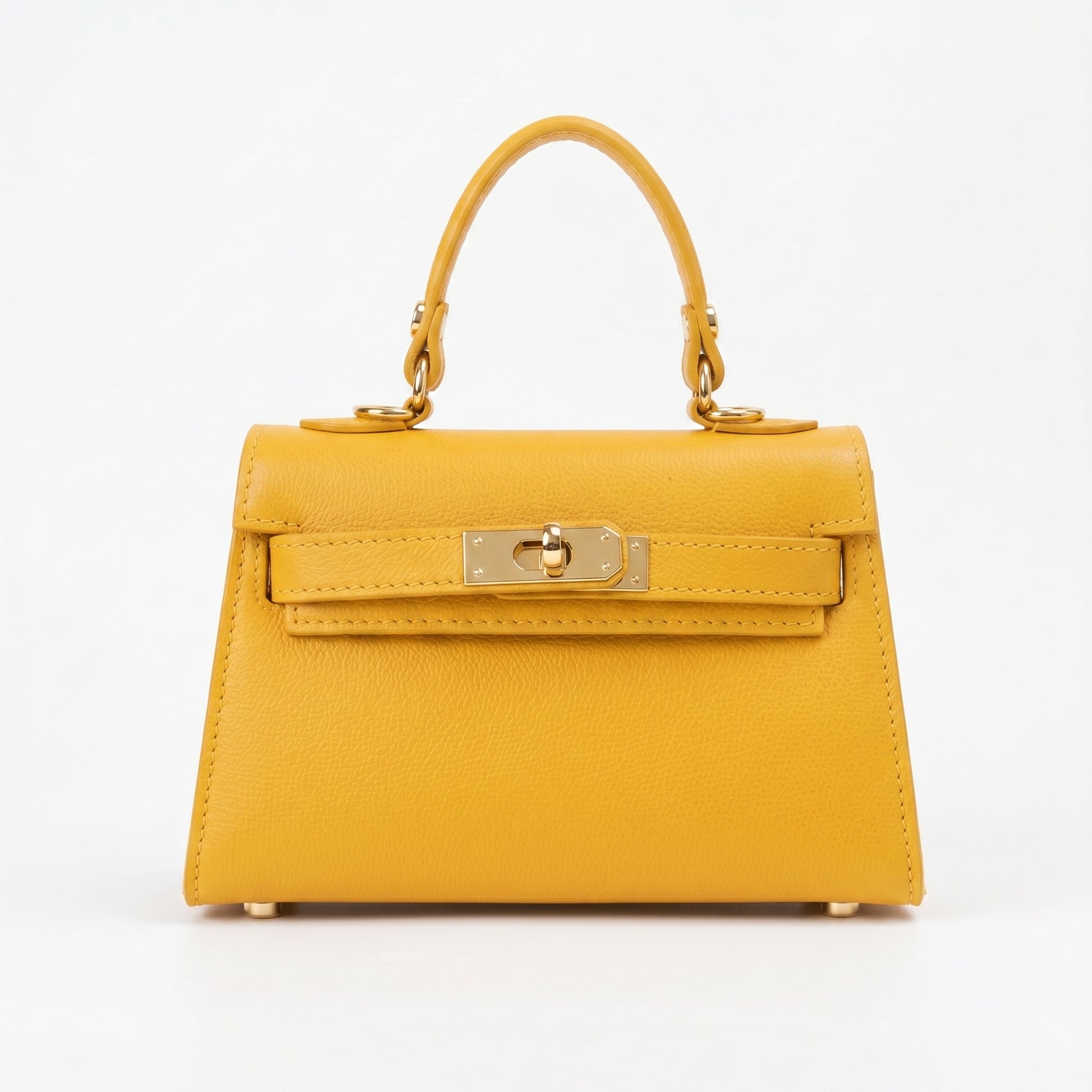 Mini Beky borsa vera pelle bianca – con accessori abbinati