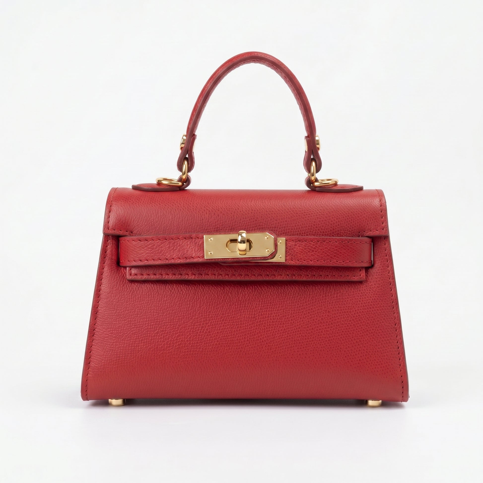 Mini Beky borsa vera pelle bianca – vista supplementare 2