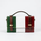 Mini Borsa Brick in Vera Pelle con Chiusura Magnetica Made in Italy - Stile Donna Bags