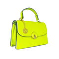 Mini Borsa Elegante in Ecopelle Verde con Dettagli Oro - Stile Donna Bags