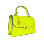 Mini Borsa Elegante in Ecopelle Verde con Dettagli Oro - Stile Donna Bags