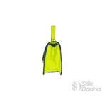 Mini Borsa Elegante in Ecopelle Verde con Dettagli Oro - Stile Donna Bags