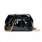 Coconuda Pochette Drappeggiata con Chiusura a Clip - Stile Donna Bags