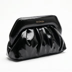 Coconuda Pochette Drappeggiata con Chiusura a Clip - Stile Donna Bags
