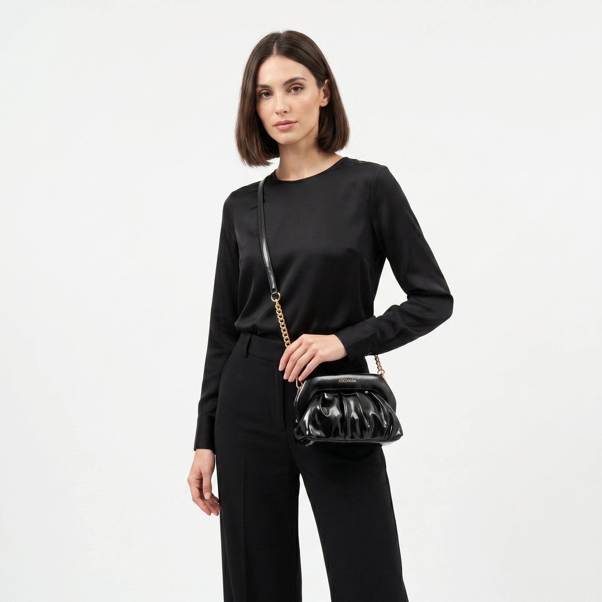 Pochette drappeggiata Coconuda - prova 1