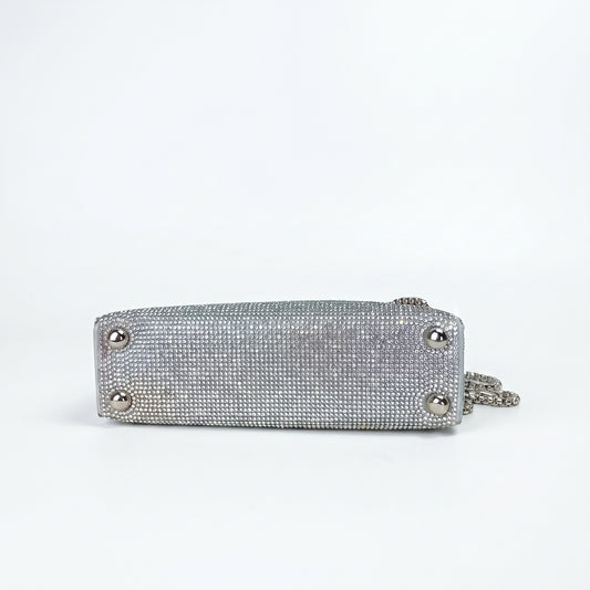 Stile Donna pochette strass cristallo – vista posteriore