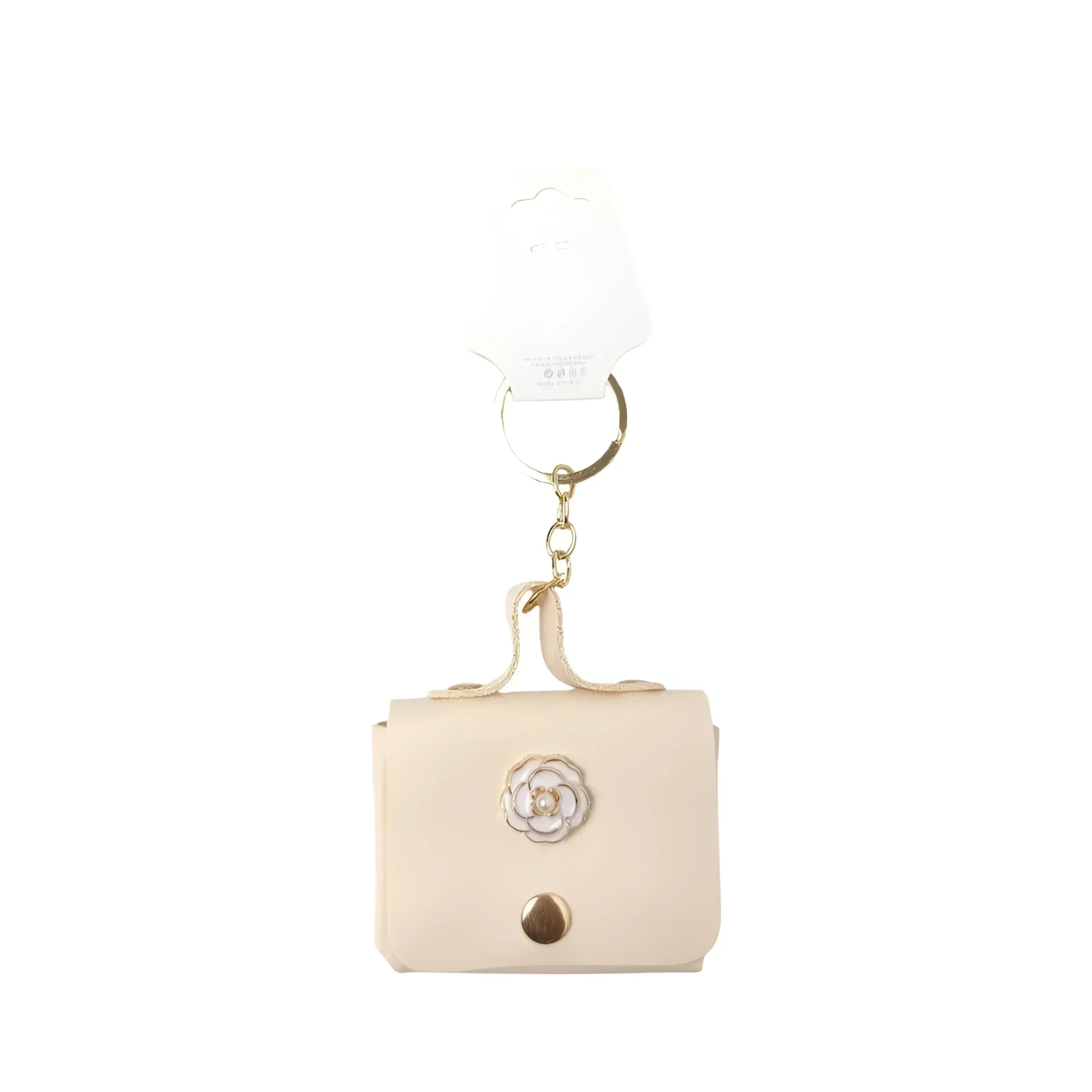 Stile Donna portachiavi mini portamonete ecopelle floreale – vista supplementare 4