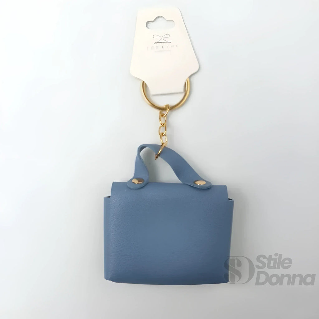 Stile Donna portachiavi mini portamonete ecopelle floreale – vista supplementare 6