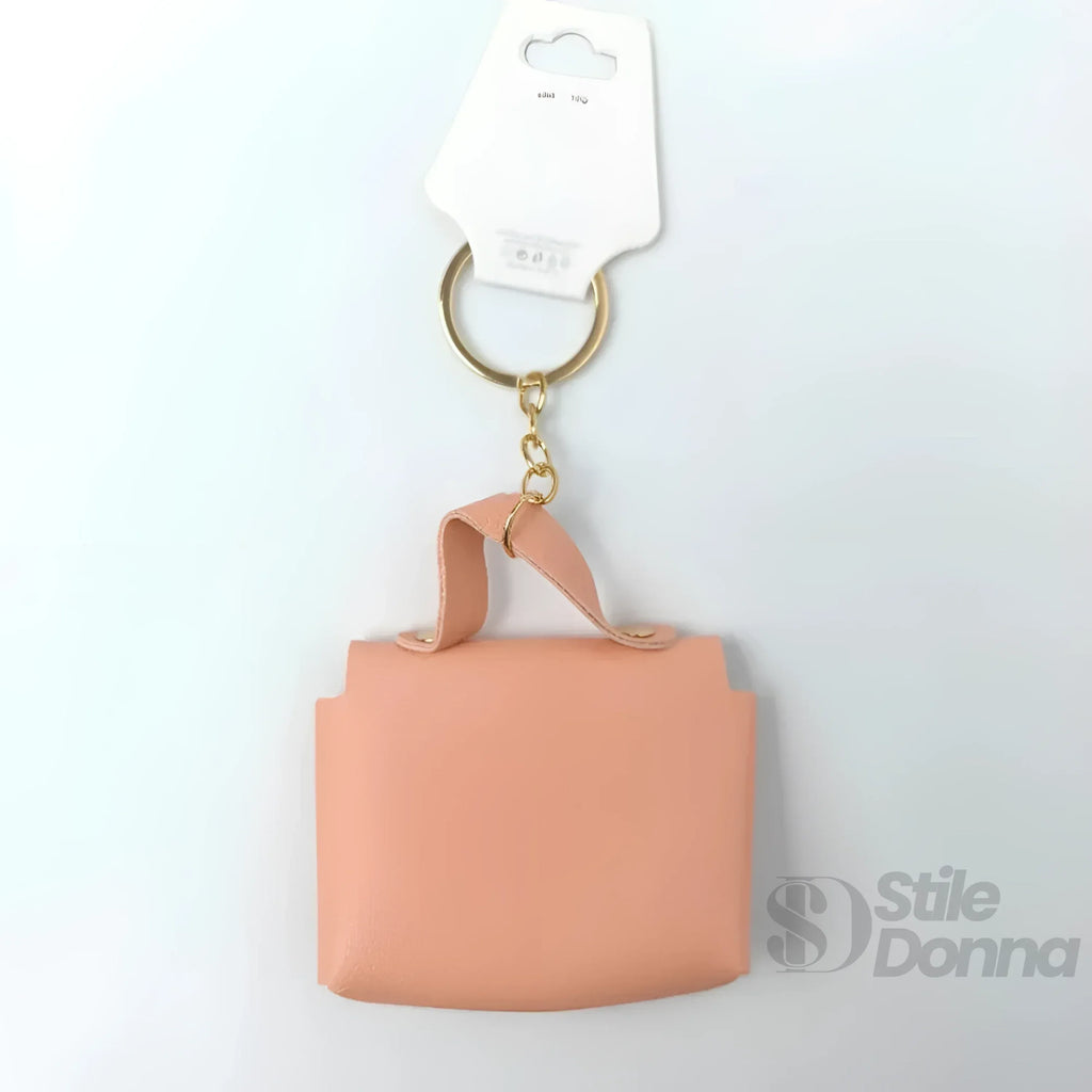 Stile Donna portachiavi mini portamonete ecopelle floreale – vista supplementare 7