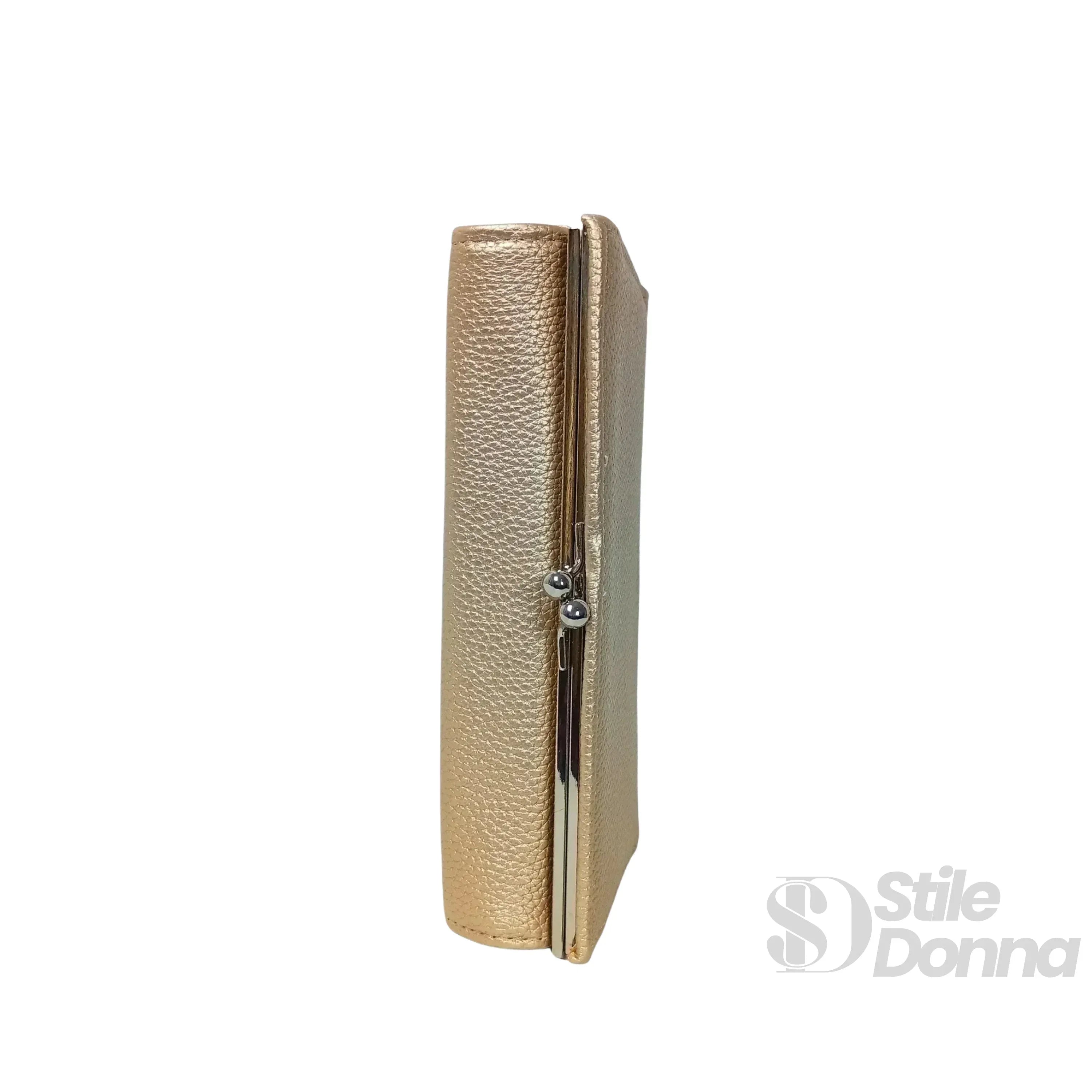 Stile Donna portafoglio ecopelle con scomparti carte – dettaglio esterno