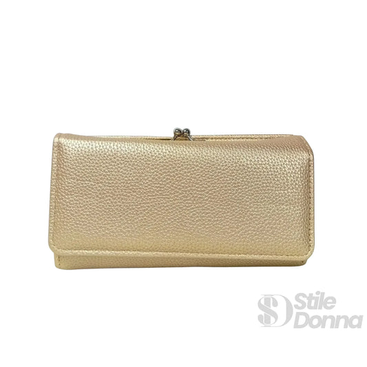 Stile Donna portafoglio ecopelle con scomparti carte – vista posteriore
