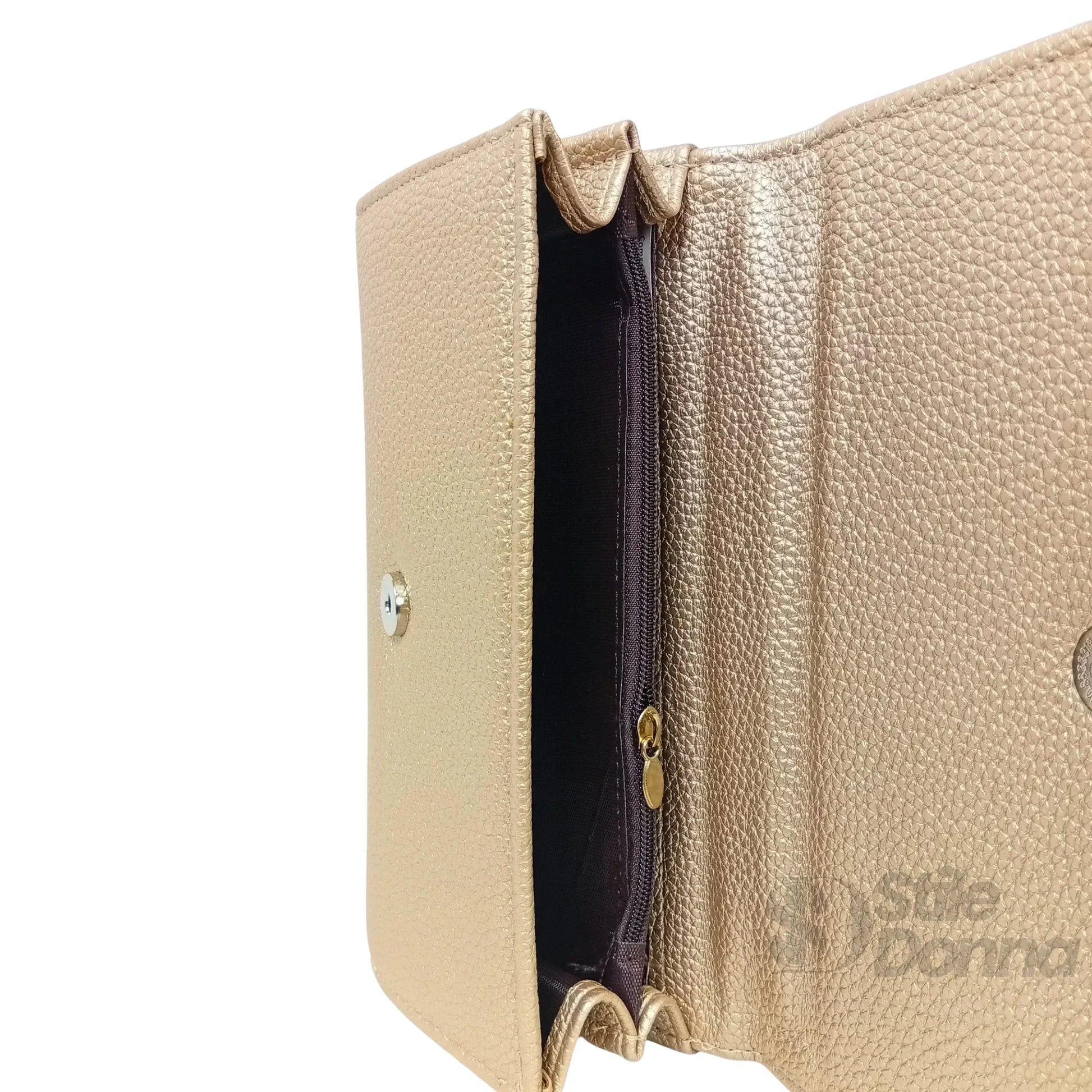 Stile Donna portafoglio ecopelle con scomparti – dettaglio scomparti