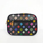 Sweet Years Borsa a Tracolla Camera Bag in Ecopelle con Stampa Monogram Multicolore - Stile Donna Bags