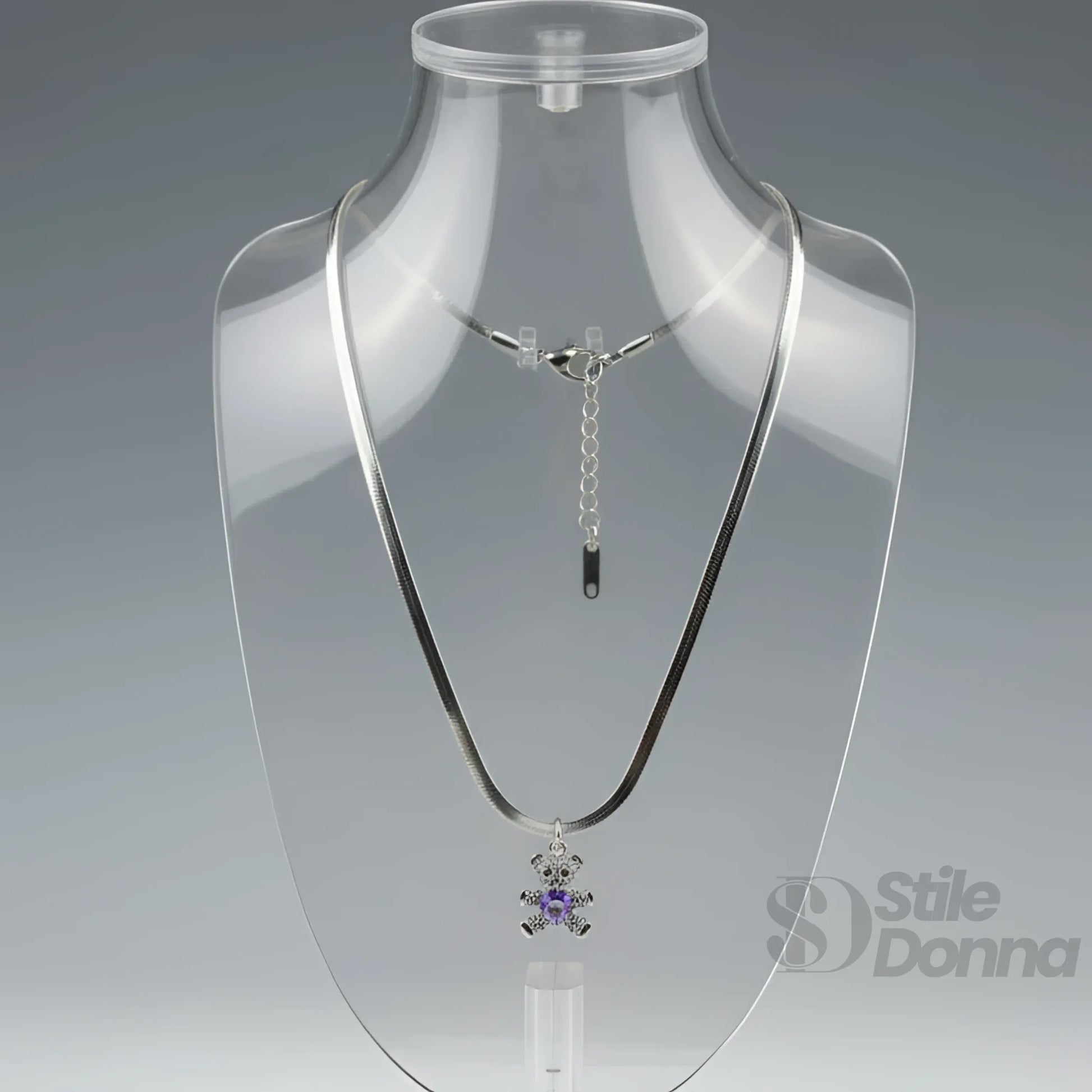 Sweetheart collana ciondolo orsetto argento – vista supplementare