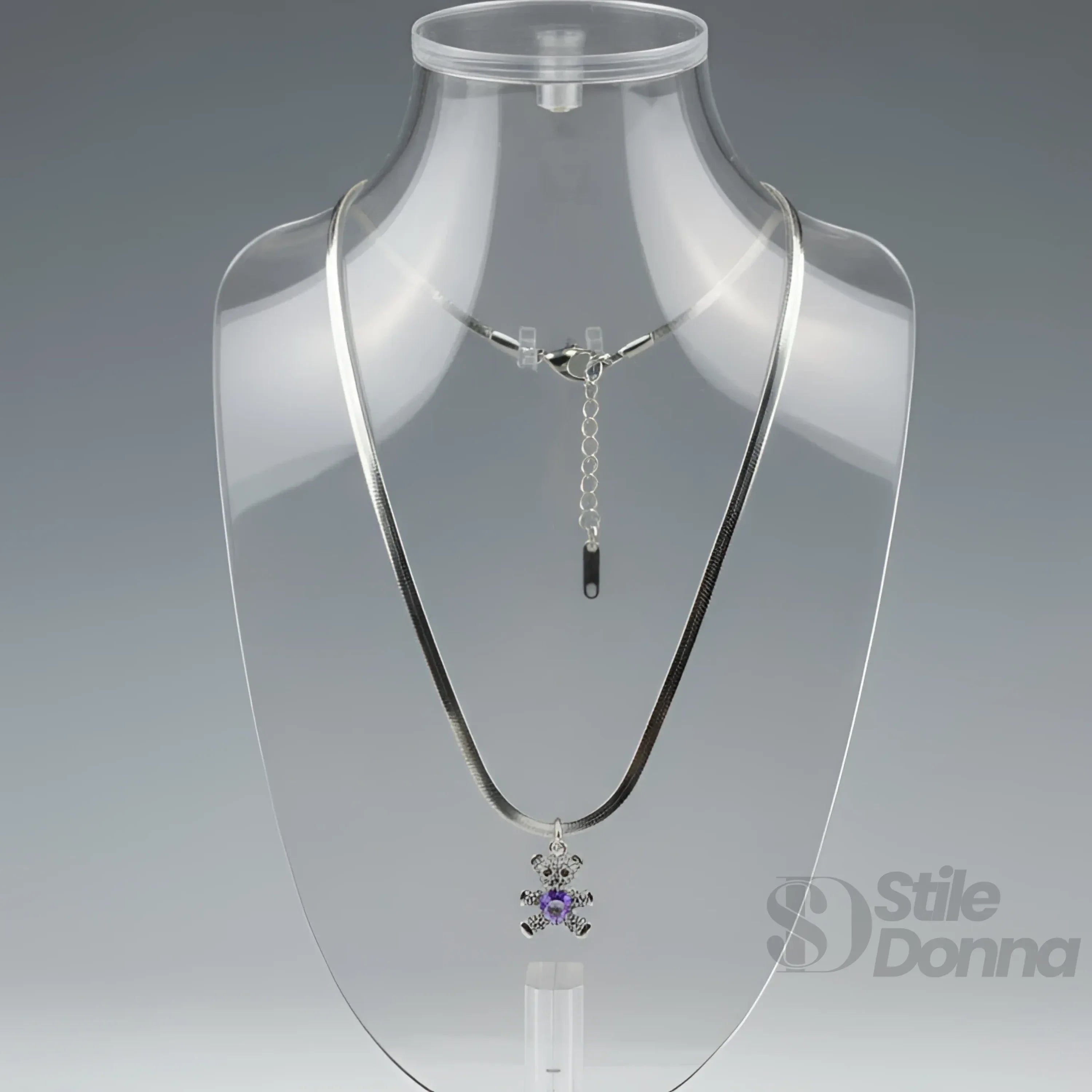 Sweetheart collana ciondolo orsetto argento – vista supplementare