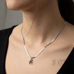 Sweetheart Collana con Ciondolo Orsetto in Argento Lucido - Stile Donna Bags
