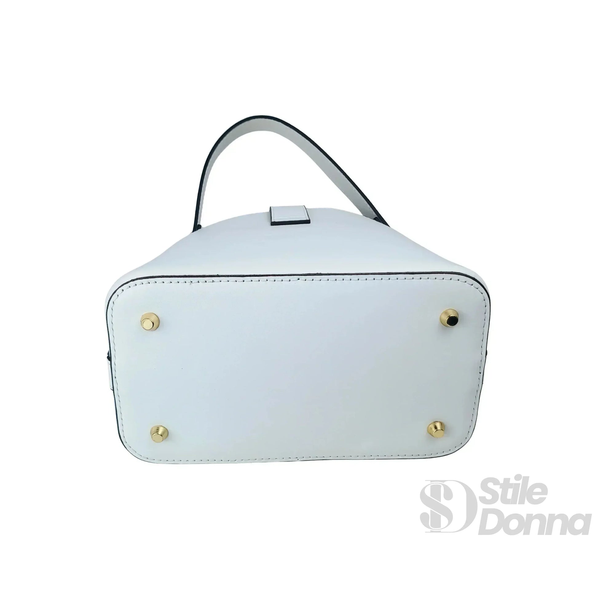 The Stile Aura borsa vera pelle made in Italy – vista dall'alto