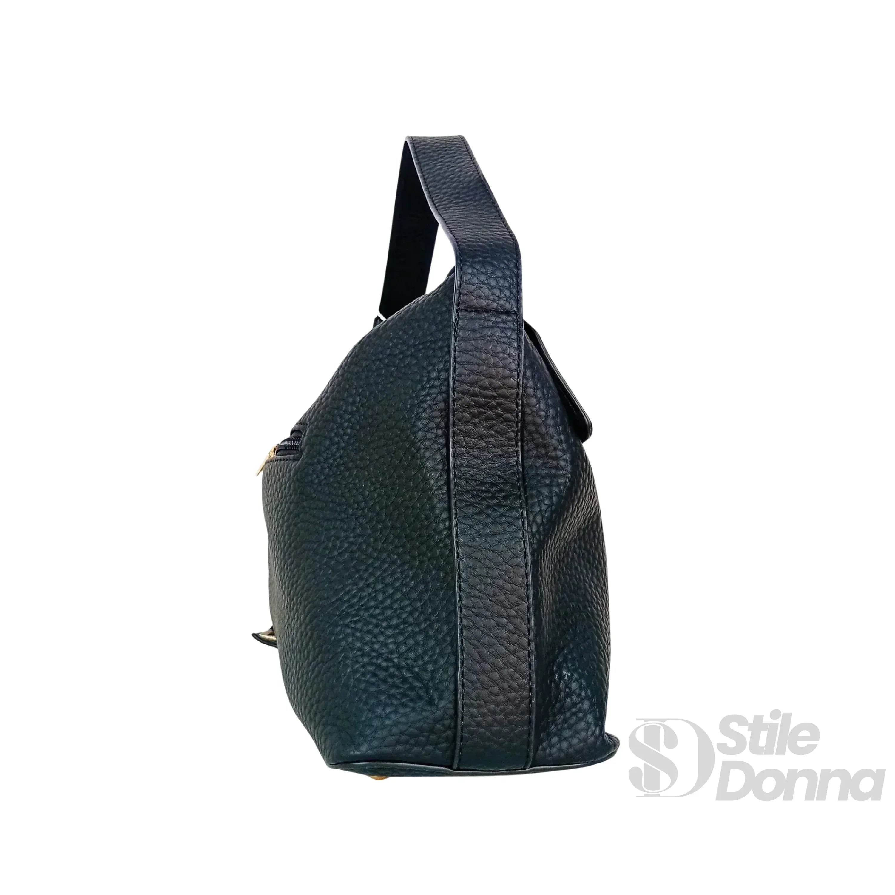 Valentini borsa hobo ecopelle nera – dettaglio chiusura
